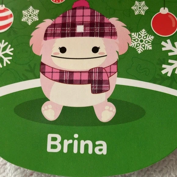 Plush Toy with Pink Plaid Hat and Scarf - Picture 2 of 5